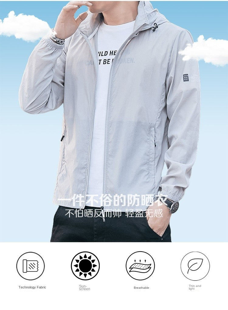 Fashionable and trendy new hot selling sun protection clothing, lightweight and breathable, couple's cold and super strong UV pr