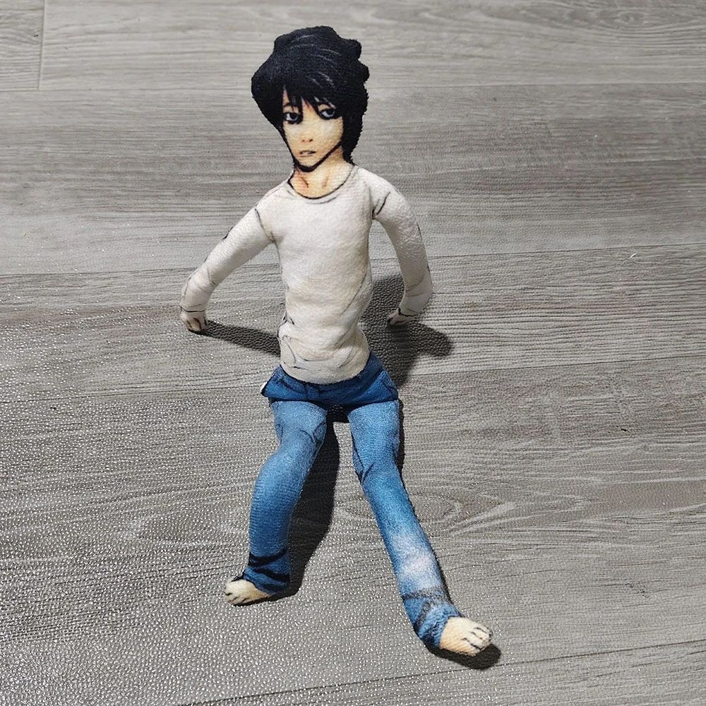 HOT Anime Michael Jackson Cosplay Prop Doll Plush Stuffed Figure Dolls Room Decoration Abstract Joint Mobility Props Gift