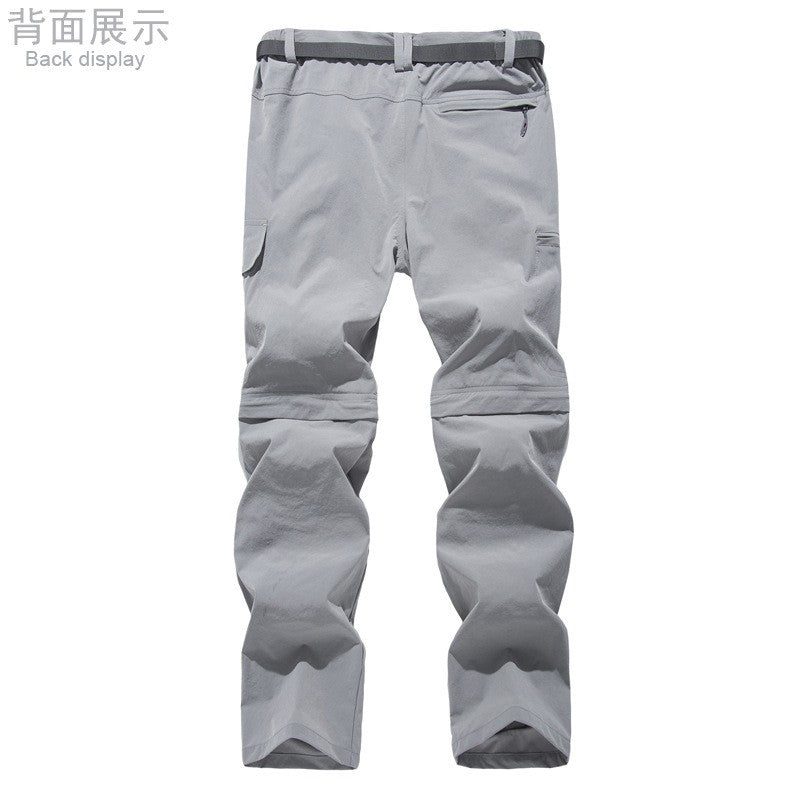 2025 Zip Off Hiking Pants Convertible Shorts Mens Cargo Work Pants Lightweight Breathable Trousers Workwear Outdoor Casual Pants