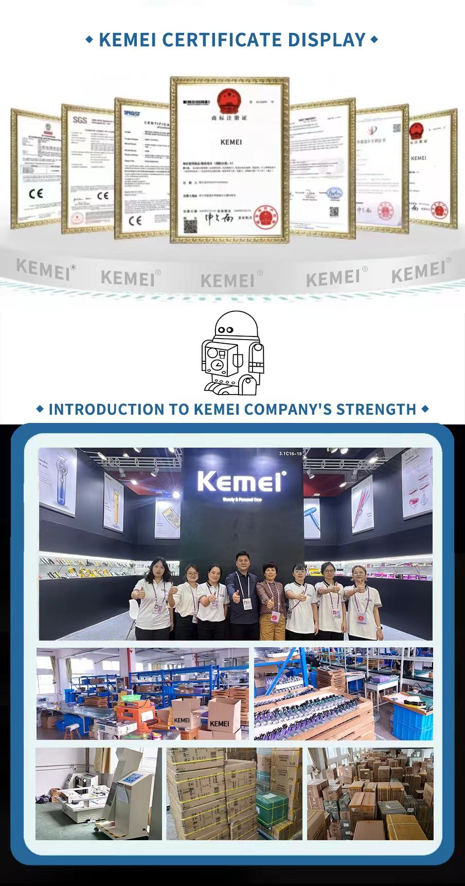 Kemei Electric Hair Clipper Cordless Trimmer Rechargeable T Shape Blade with Guide Combs Oil Head Carving Haircut KM-T9