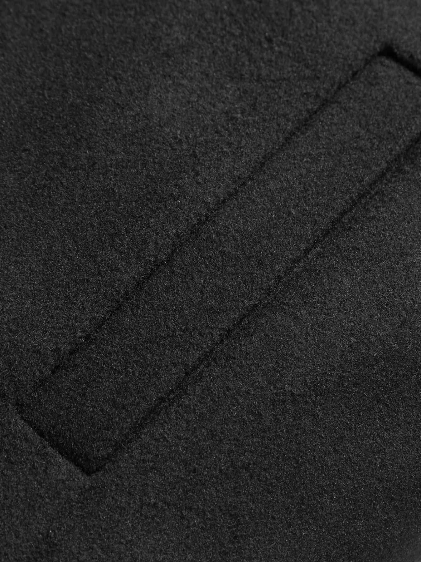 1 PCS Men's Woolen Overcoat, Long Sleeve Lapel Cardigan with Pockets, Casual Business Travel Daily Wear, All Seasons Outerwear