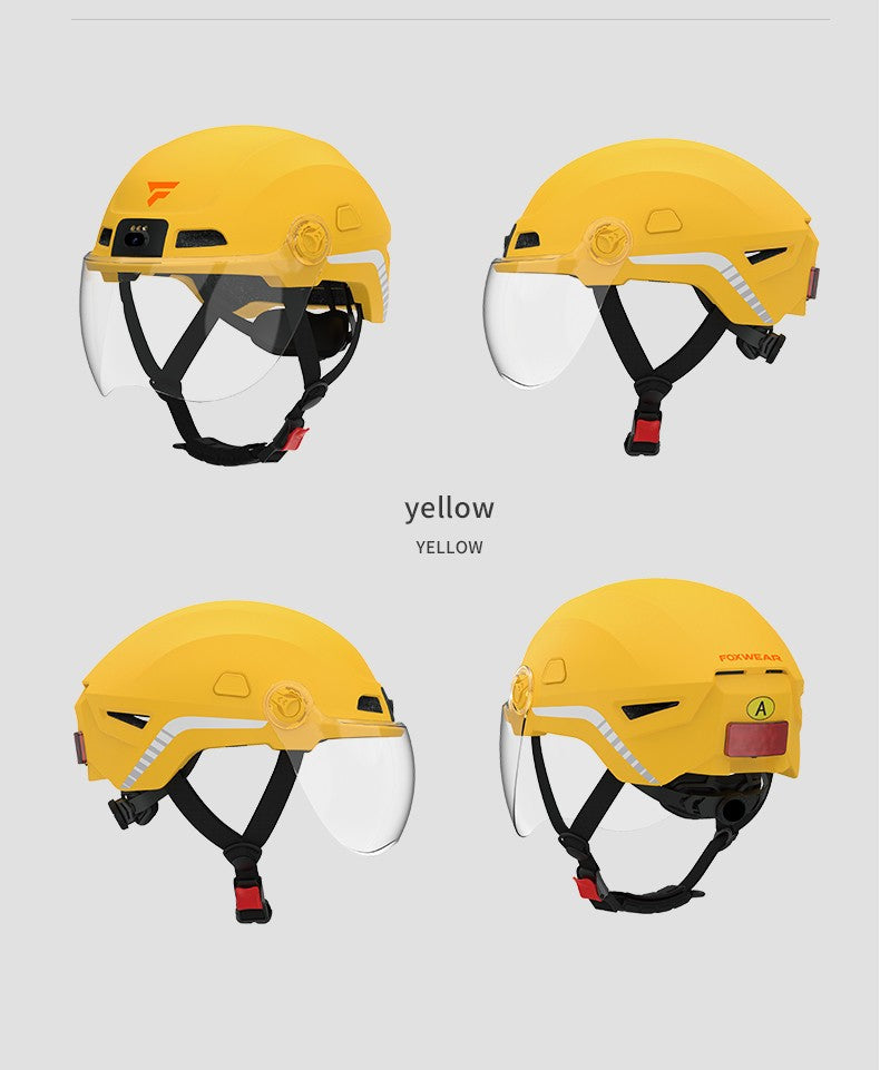 2025 Novo Capacete de Moto Inteligente com Câmera e Fone de Ouvido Bluetooth Meio Capacete Masculino Cascos Para Moto Quatro Estações DOT