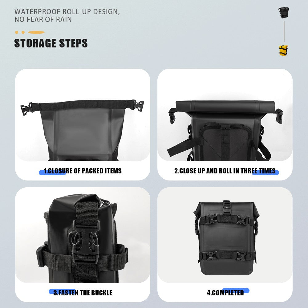 For BMW R1200GS R1250GS ADV For HONDA NC750X CB500X Motorcycle Frame Crash Bars Waterproof Bag Bumper Repair Tool Placement Bag