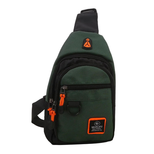 New Men Shoulder Bag Business Chest Multi-Layer Single Crossbody Portable