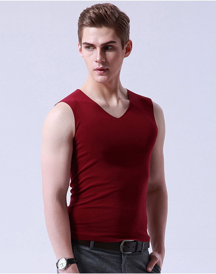 3Pieces/Lot Seamless Sleeveless Undershirt Tank Top Men Fitness Shirts Mens Body