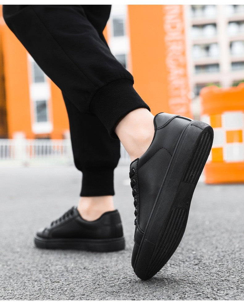 Sapatênis Masculino Mocassim Macio Confortável Casual para Homens Preto Sólido Branco Tênis Masculino Novidade 2025