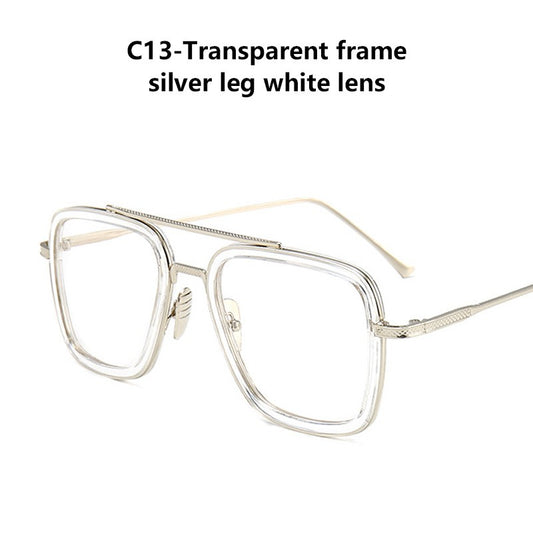 Tony Stark Glasses Men Women Sunglasses Iron man Eyewear Steampunk Sun Glasses Male Goggles