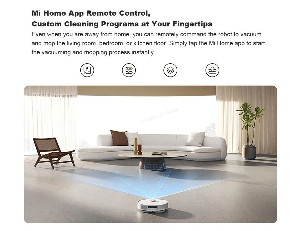 XIAOMI MIJIA Smart OMNI Robot 2 Vacuum Cleaners Mop Collection Self Cleaning Doc Empty Dust 75 Days of Continuous Garbage Collec