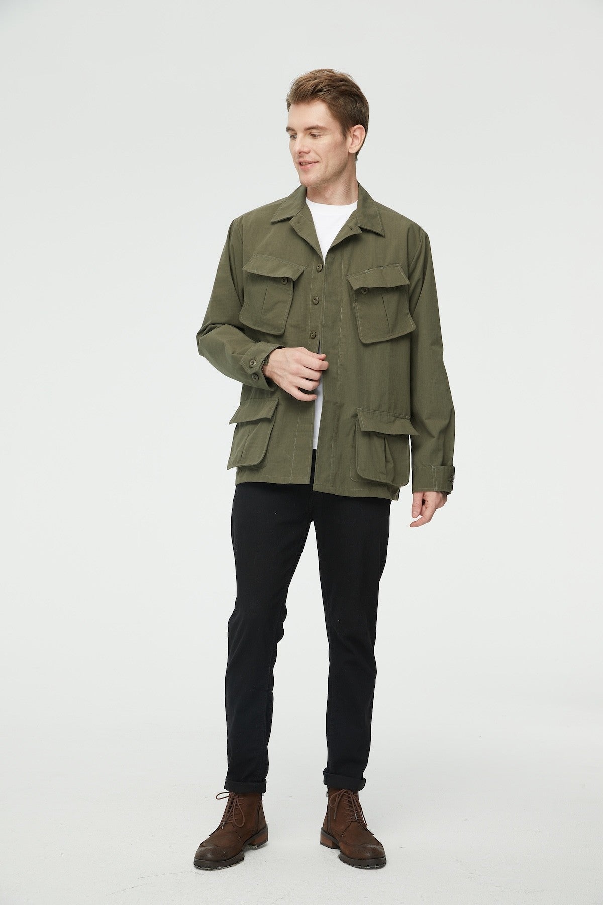 Og 107 ripstop slant pocket jungle fatigue m65 field women m43 Cargo m51 air force army coat cotton utility Bdu jacket for men