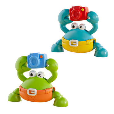 Children's Fun Crab Toys with Camera Toys Simulation Crab Crawling Baby Crawling Chain Toys Toddler Interactive Montessori Toys