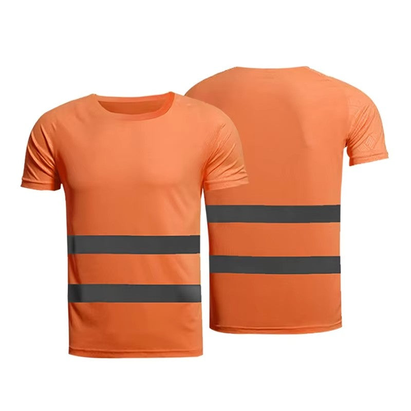 Striped Solid Plain T-shirt 3D Printing Fake Workwear T Shirt Men Round Neck Short Sleeves Sports Running Summer Cosplay Tee