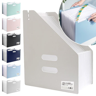 Office School Supplies Vertical Organ Pack New With Classification Stationery Multilayer File Folders Plastic A4 Paper Holder