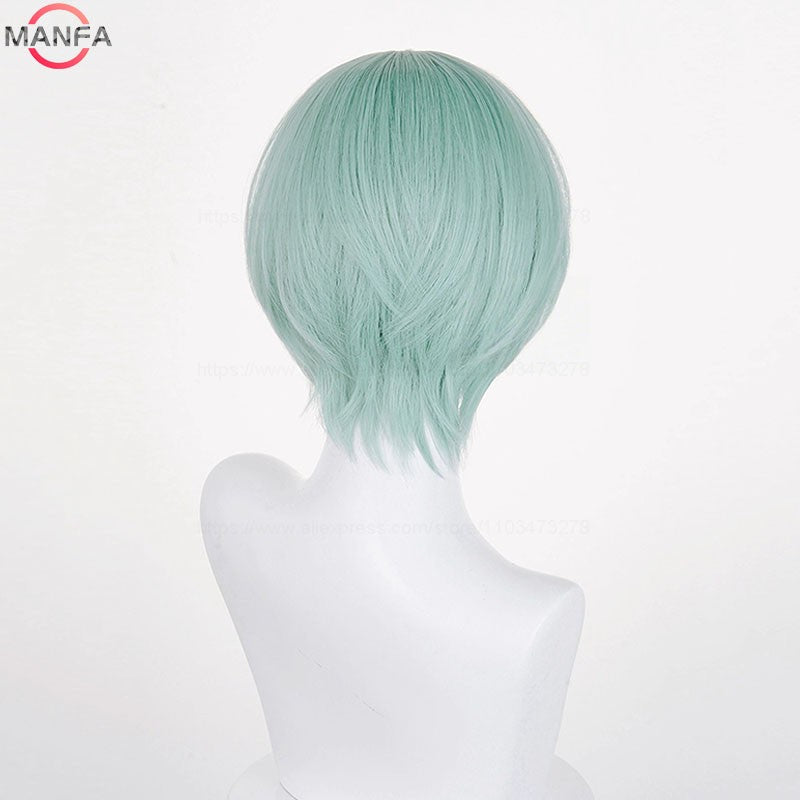 Current fashion trend music singer team role-playing wig Heat Resistant Synthetic Hair Anime Wigs +Wig Cap