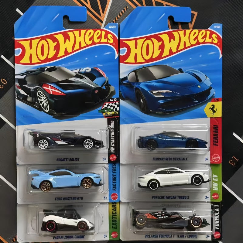 Hot Wheels Original 2026C Case Carro de Liga Leve Ferrari F40 LA LIEBRE Coleção de Carros Fundidos Modelo de Carro Surpresa Brinquedo
