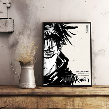 J-JujutsuES Japan Anime K-KaisenES Poster Sticky Wall Art Printing Waterproof Home Living Bed Room Bar Hallway Aesthetic Decor