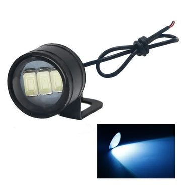 Motorcycle Flash Strobe Eagle Eye Motorcycle Daytime Running Light Fog Lamp Headlight Moto Acce Hoc for 2pcs Mini LED Light