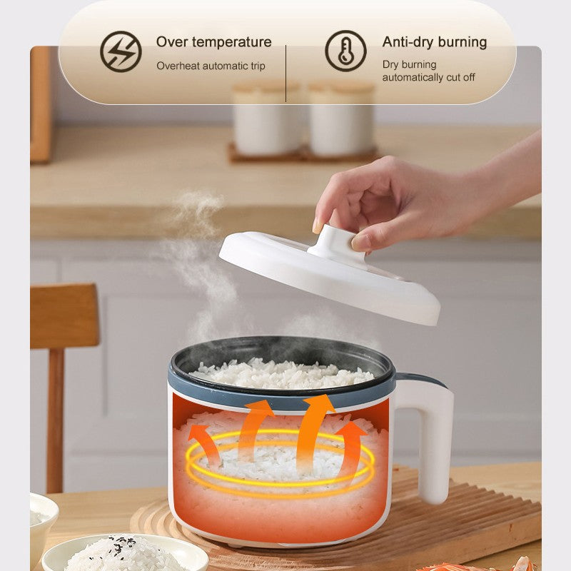 Panela Elétrica de Arroz Multicooker Multifuncional Panela de Sopa Mini Hotpot Eletrodomésticos de Cozinha Ofertas para 1-2 Pessoas