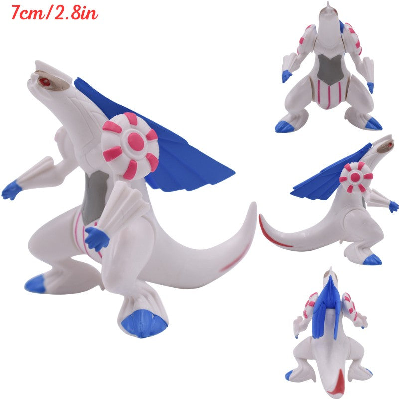 Pokemon Figure Toys Mega Charizard X Y Lugia Dialga Palkia Zekrom PVC Figurine Aggron Treecko Chespin Greninja Model Dolls Gifts