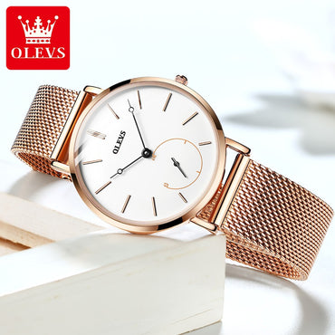 OLEVS Milanese Steel Band Quartz Women's Watch 5190