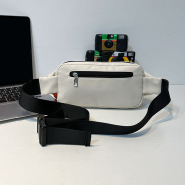 Japanese-Style Versatile Chest Bag for Women, Casual Sports Crossbody Bag for Men, Large Capacity Street Style Student Shoulder Bag, Waist Bag, Trendy