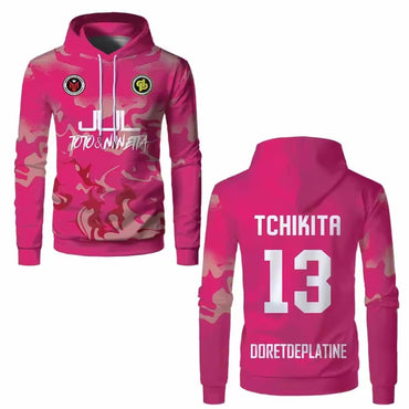 3D Print Men's Women's JUL Toto Ninetta Graphic Hoodies Fashion Sports Long Sleeve Hooded Tops Autumn Winter Outdoor Sweatshirts