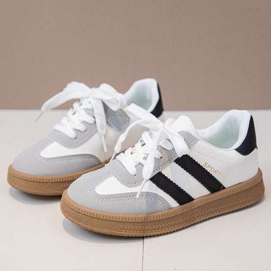 Children Tennis Shoes 2025 New Simple Kids Sneakers for Girls Patchwork Non-slip Boys Causal School Running Sneakers Non-slip