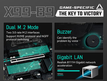 MACHINIST X99 B9 Motherboard Optional LGA 2011-3 Xeon E5 2667 V4 Processor CPU combo And 16GB DDR4 RAM kit USB3.0