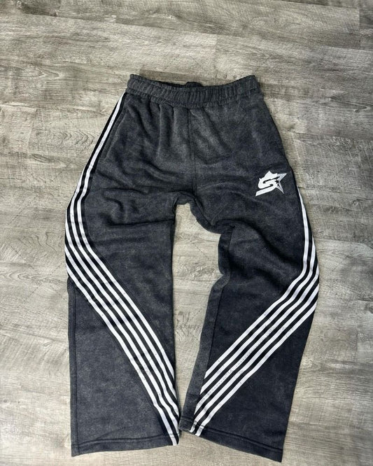 2024 American Retro Classic Striped Sweatpants Y2K Harajuku Colorful Casual Pants Street Fashion Brand Loose Wide-leg Trousers