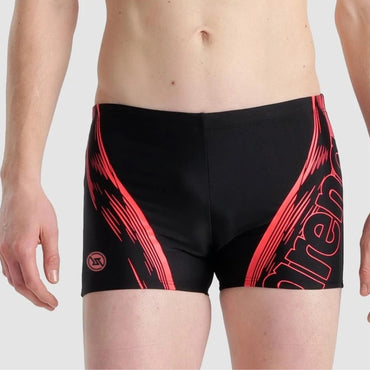 Men's Short Sleeve Surf Tee Arch Wave RIGHTTRACK Performance Tight-fitting Swimwear UPF 50+ Rashguard Vacation Beachwear