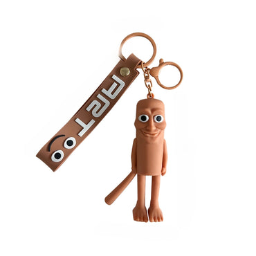 Italian Brainrot Keychain Accessories, Tungtungsahur Whimsical Abstract Mirage Creature Designs Bag Charm