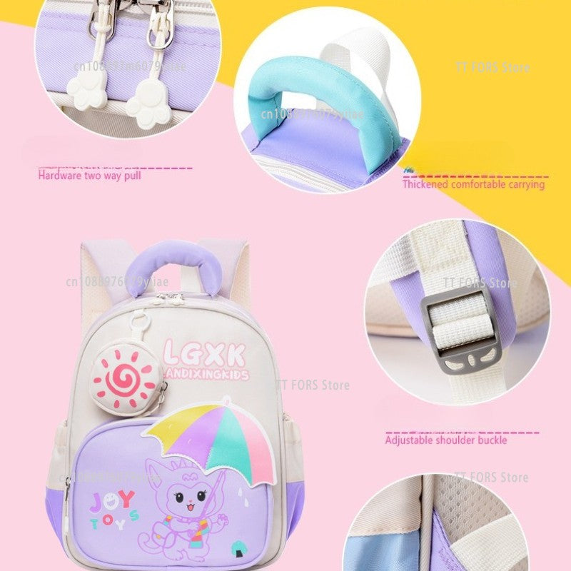Mochila Infantil Dinossauro Nova Jardim de Infância Casual Bonito Moda Mochila Meninos Meninas Presente de Aniversário de Férias Adequado para Pré-escola