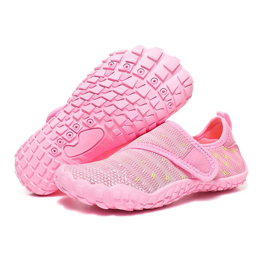 Children Quick Dry Wading Sneakers Boys Girls Light Breathable Beach Aqua Shoes Kid's Elastic Non-slip Water Sports Shoes