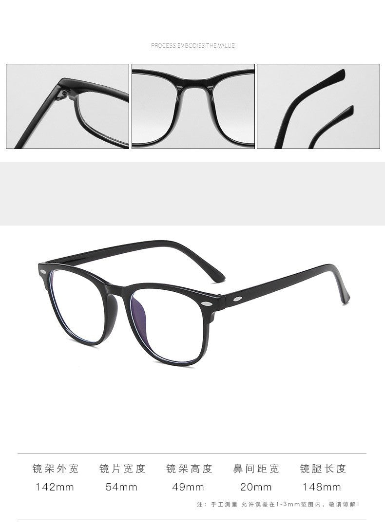 -1.0-1.5-2.0-2.5-3.0 To -6.0 Transparent Finished Myopia Glasses Men Women Black Eyeglasses Prescription Shortsighted Eyewear