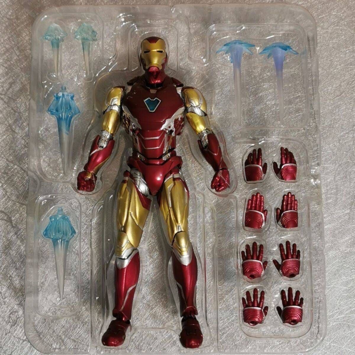 Iron Man Avengers MK85 Ironman MK50 Mark50 Nano Armor Luxury Set with Weapon Action Figure Model Toys Joint Movable Doll Gift ?