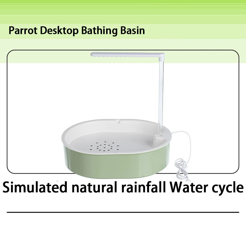 Acessório de Banheira para Papagaio, Caixa de Banho para Papagaio, Chuveiro para Pássaros, Banheira para Conure, Periquito, Papagaio-Cinza-Africano, Jardim Externo
