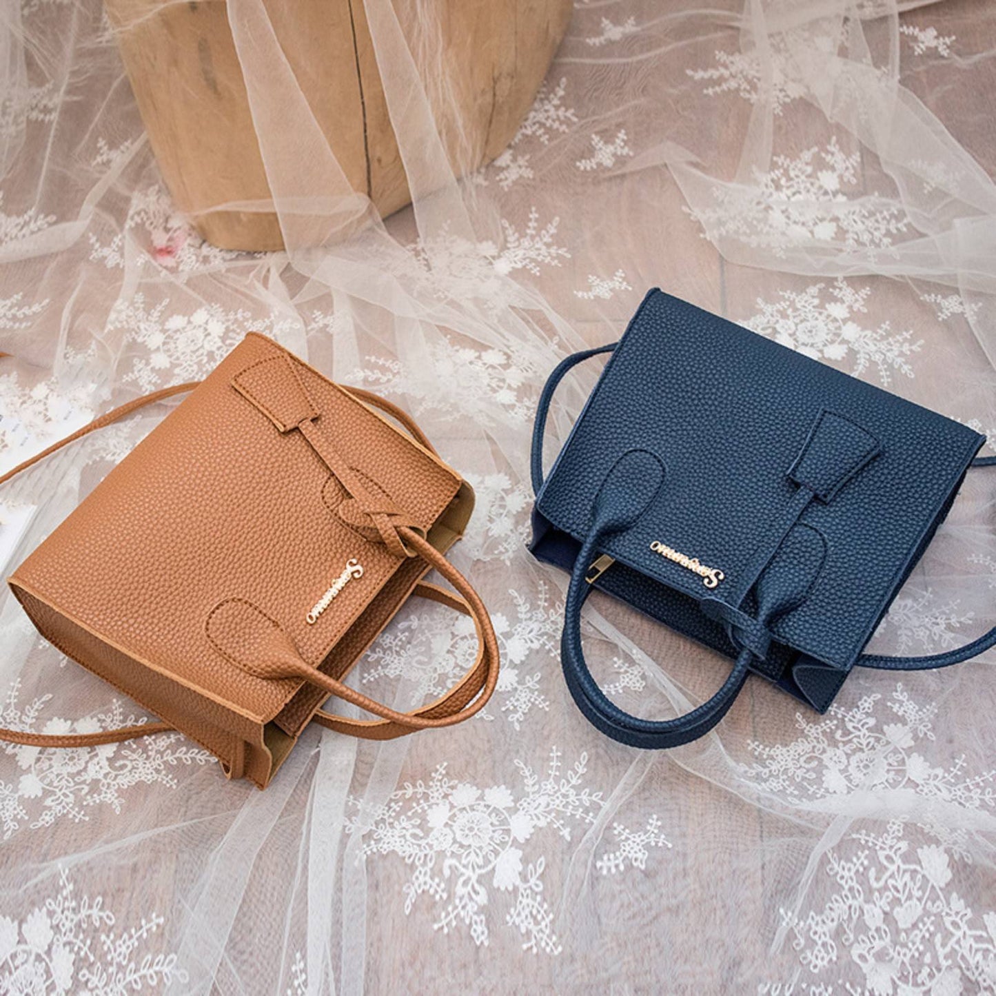 Bolsa Feminina Transversal Versátil Grande Capacidade Bolsa de Ombro Feminina Casual em Couro PU Bolsas da Moda