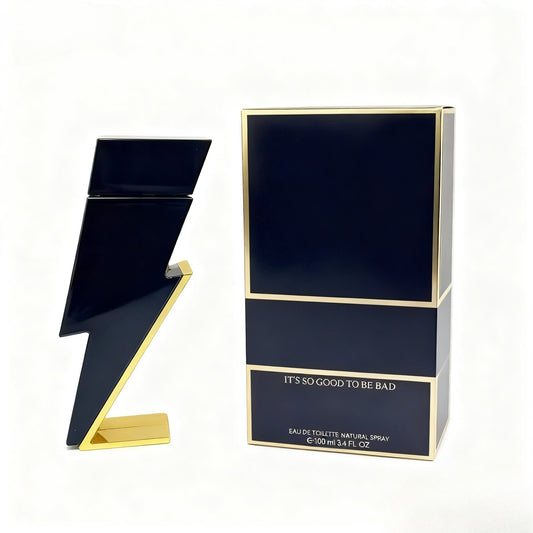 100ML Brand Bad Boy Eau de Toilette for Men-Leather & Cannabis Scent, Bold Masculine Long Lasting Perfume Cologne, Gift for Him