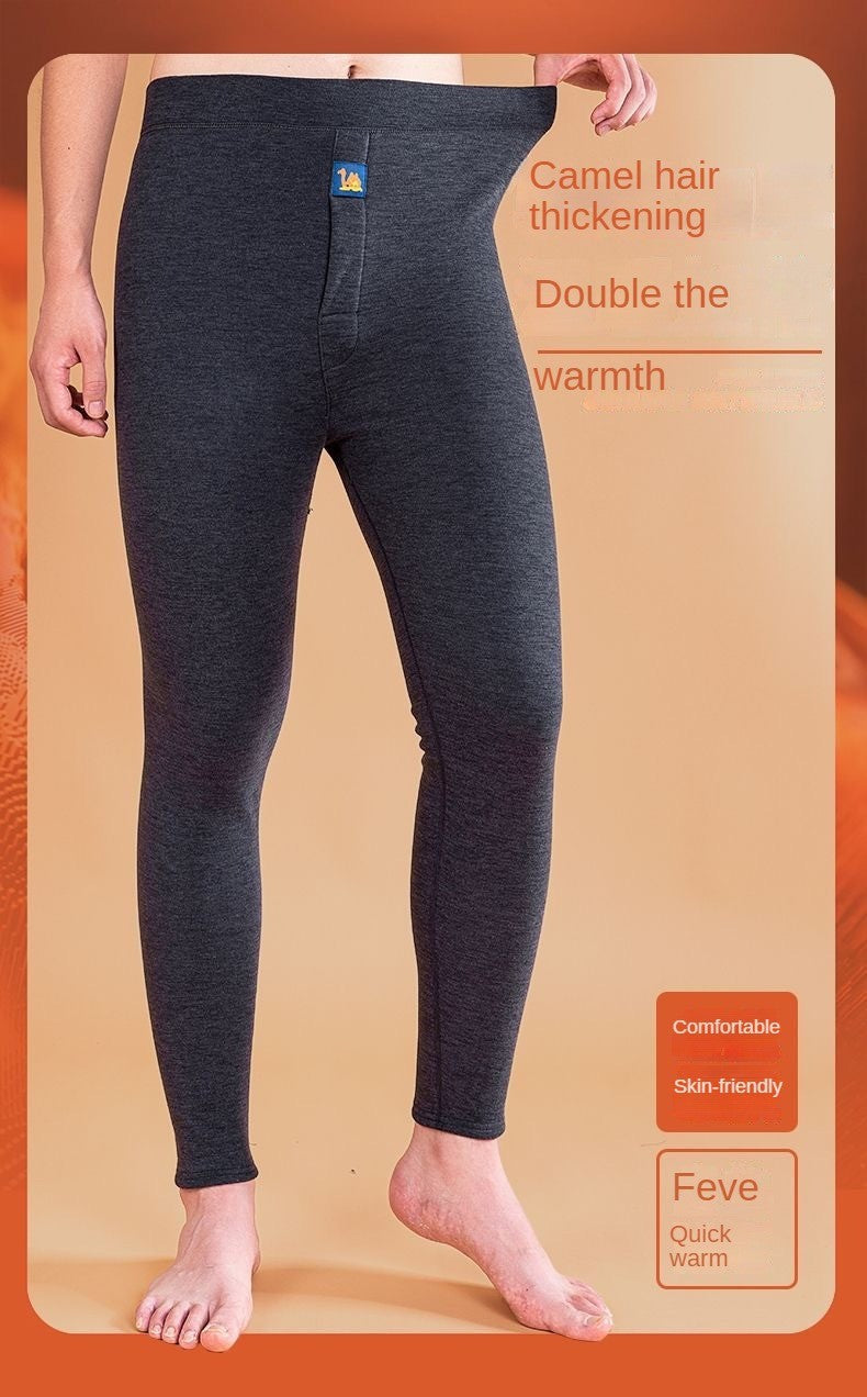 Thermal Underwear Men's Winter Clothes Fleece Keep Warm Pants Soft comfortable Underpants Sleepwear Breathable Thermo Leggings