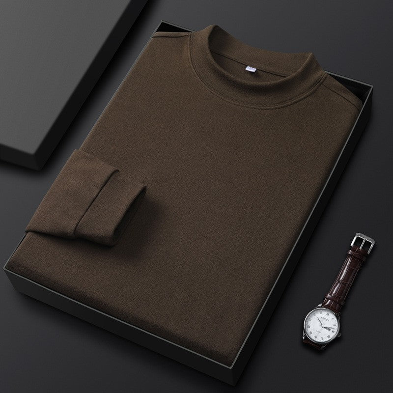 Winter Fleece Thicken Tops Large Size pajamas 6XL 7XL 8XL 9XL Men's Thermal Underwear Tops Long Sleeve Black