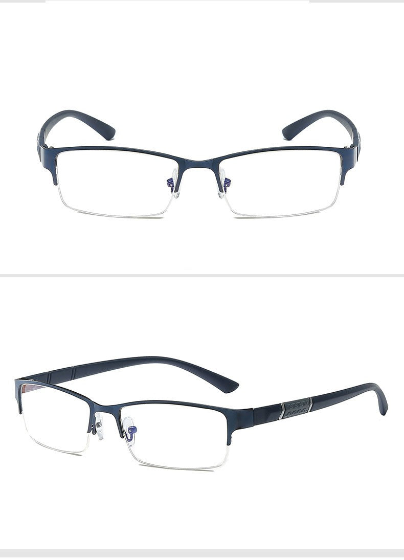 New Half Metal Frame Nearsighted Glasses Unisex Prescription Myopia 0 -0.5 -1 -1.5 -2 -2.5 -3 -4 -5 -6 Unisex óculos de leitura