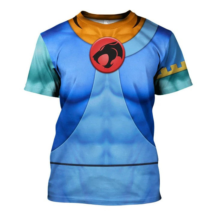 Anime Thundercats Lion-O Cosplay Costumes 3D Printed t shirts Men Women Short Sleeve Tees Oversized Streetwear Tops Man Clothing