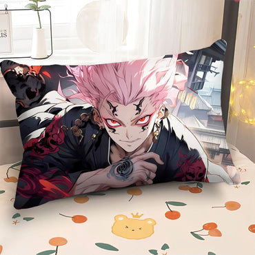 Jujutsu Kaisen peripheral pillow double side pillowcase Cartoon anime Itadori Yuji bedroom bed pillow Gojo Satoru soft pillow
