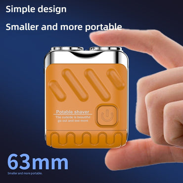 Mini Electric Travel Shaver Men Pocket Size Type-c Rechargeable Portable Painless Cordless Trimmer Knive Face Beard Razor ???