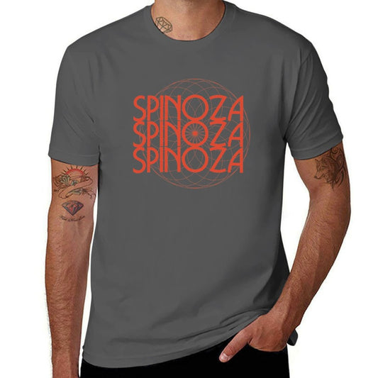 Spinoza T-Shirt t shirts for man graphic tees black cotton t-shirt plain for man package man t shirt luxury T-Shirt