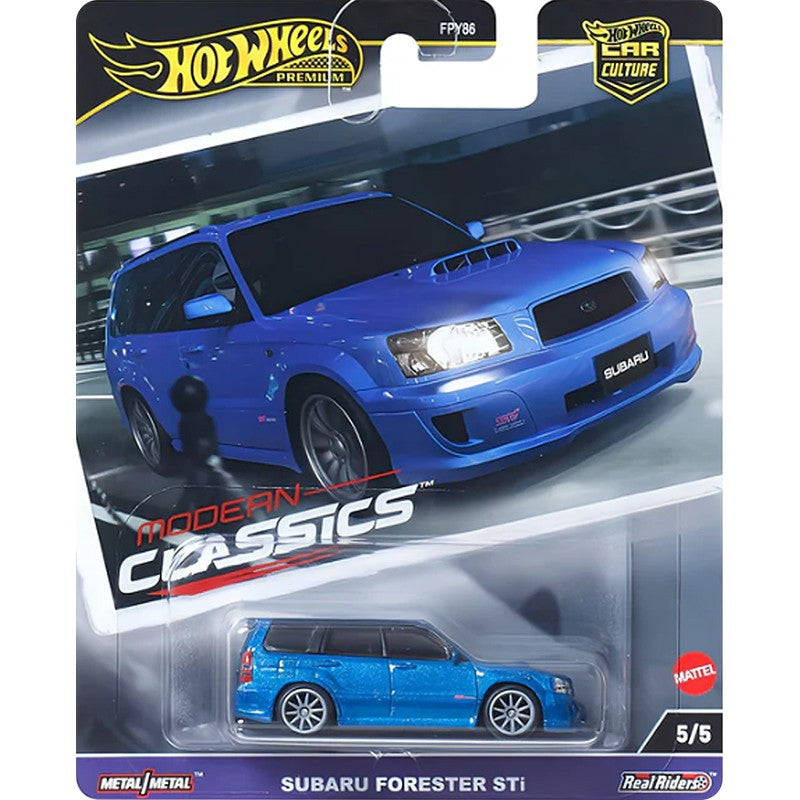 Novo Hot Wheels Premium Car Culture Premium Modern Classics Nissan Skyline Pandem Subaru Forester Sti Benz 190e Modelo 1/64 Fpy86