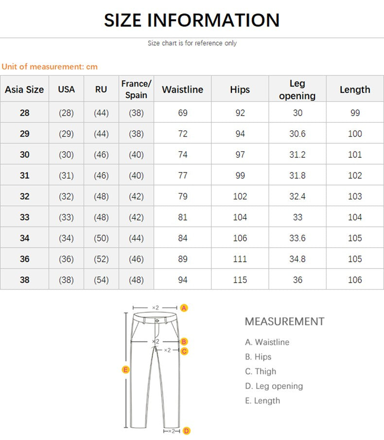 2024 Summer Thin Men Straight Casual Men's Pants Slim Stretch Elastic Waist Male Trousers Solid Color Brand Clothing Coffee