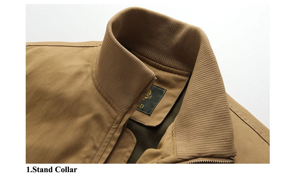 Autumn Men's Bomber Jacket Casual Male Outdoor Windbreaker Baseball Coats Fashion Retro Men Cotton Ma-1 Pilot Jackets Clothing