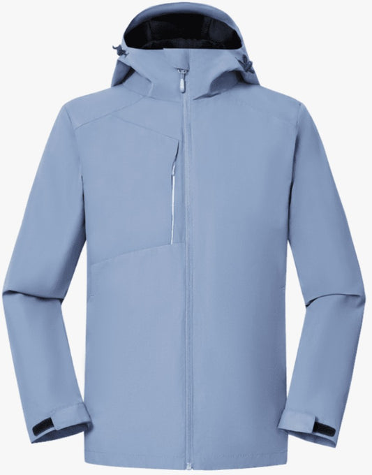 Casual jacket hooded jacket cardigan custom printable embroidered logo men's and women's outdoor windbreakers workwear