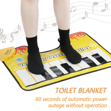 Home Bathroom Toilet Piano Music Carpet Creative Sounding Rug Funny Toe Tapping Musical Piano Floor Pad Anti-slip Bath Mat