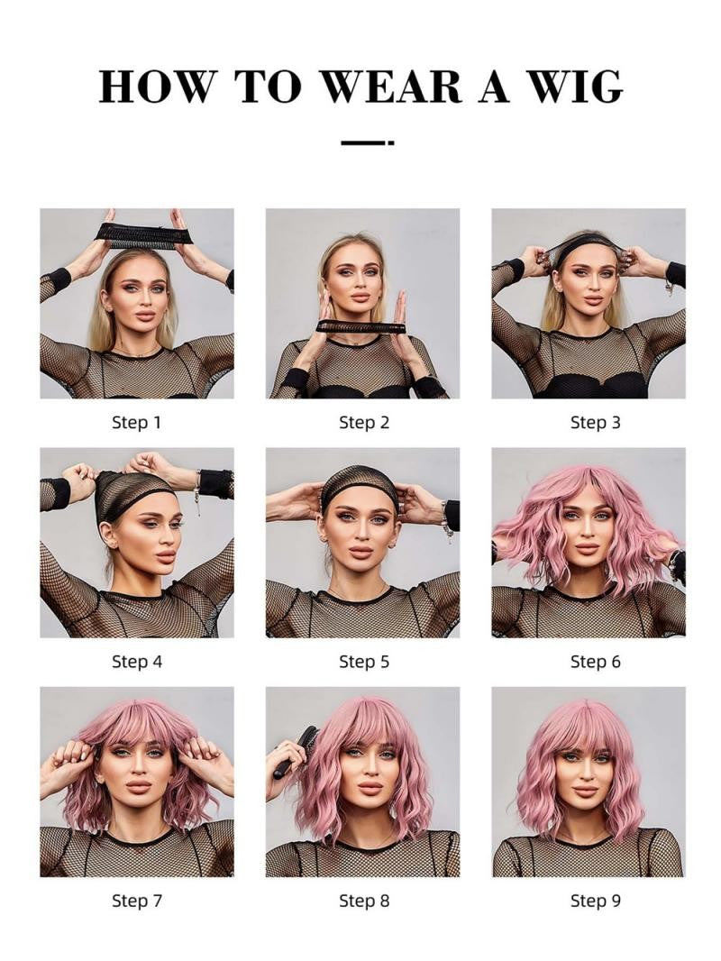 HOKAGE NINJA Yamanaka Ino Cosplay Wig Synthetic Long Straight Wig With Clip Ponytail Anime Coser Cute Girl High Quality Wig